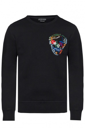 Skull motif sweatshirt, zdjęcie 1 Skull motif sweatshirt od Alexander McQueen